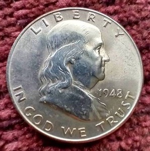 1948-D Franklin Half Dollar