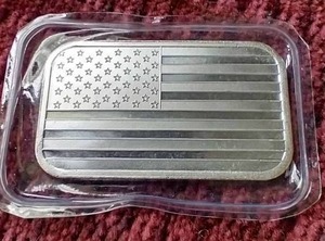 U.S. Flag 1 Oz. Silver Bar