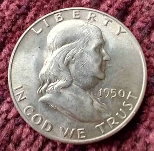 1950-D Franklin Half Dollar