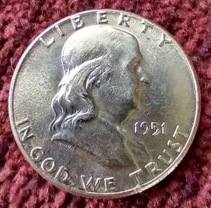 1951 Franklin Half Dollar