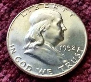 1952 Franklin Half Dollar