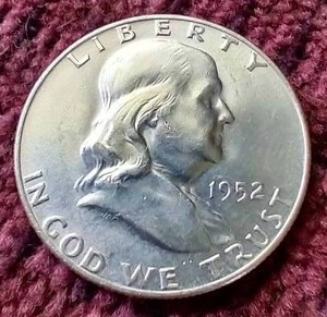 1952-D Franklin Half Dollar