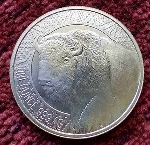 BisonIndian 1 Oz. Silver Round