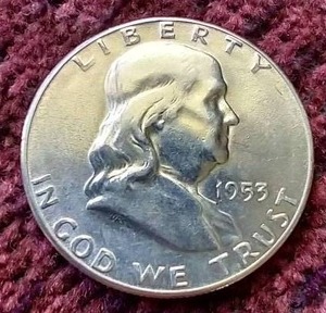 1953-S Franklin Half Dollar