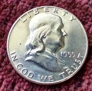1955 Franklin Half Dollar