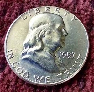 1957 Franklin Half Dollar