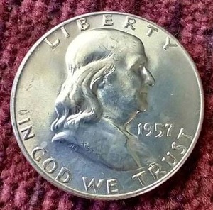 1957-D Franklin Half Dollar