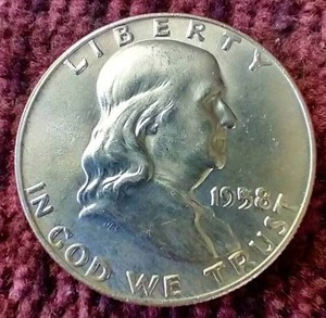 1958-D Franklin Half Dollar