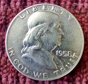 1958-D Franklin Half Dollar