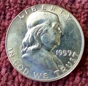 1959 Franklin Half Dollar