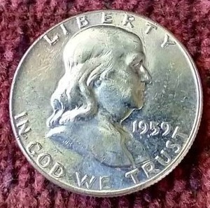 1959 Franklin Half Dollar