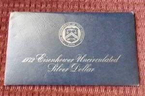 1972 Uncirculated Eisenhower Silver Dollar