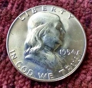 1954 Franklin Half Dollar