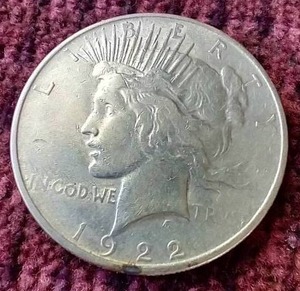 1922 Peace Dollar