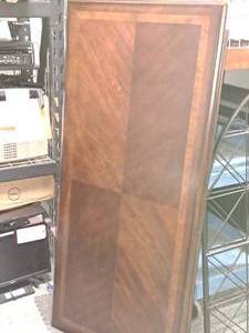 lot 1169 image: 60 Wood Dining Table with Side Drawer