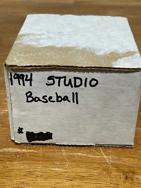lot 38 image: 1994 Studio Baseball Cards