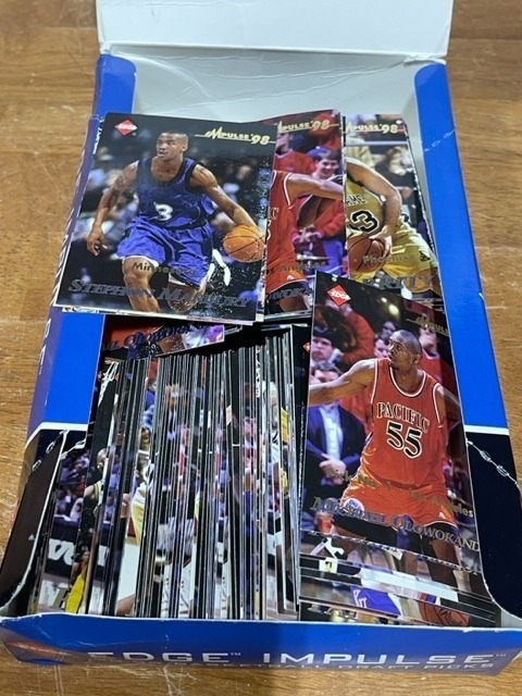lot 84 image: 3 Boxes of 1998-1999 Edge Impulse Basketball Draft Pick Cards