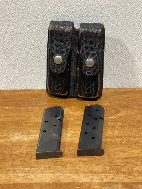 lot 66 image: Double Magazine Holder and Magazines for 1911