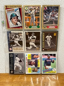 lot 5 image: Reggie Jackson Baseball Trading Cards