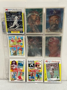 lot 8 image: Pete Rose Baseball Cards