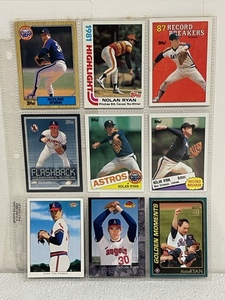 lot 13 image: Nolan Ryan Baseball Cards