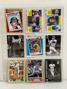 lot 24 image: Reggie Jackson Baseball Trading Cards