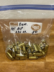 lot 59 image: 50 Rounds Remington .45 ACP