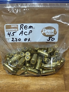 lot 60 image: 50 Rounds Remington .45 ACP
