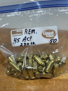 lot 68 image: 50 Rounds Remington .45 ACP