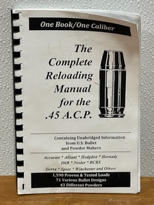lot 74 image: .45 ACP Reloading Manual