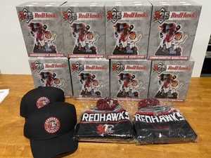 lot 81 image: FM Redhawks Bobble Heads and Hats