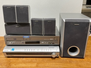 lot 40 image: Sony Stereo System and Samsung VHSDVD Player