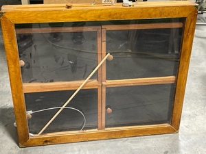 lot 47 image: Wooden Display Case