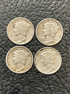 Mercury Silver Dimes