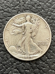 1942 Walking Liberty Half Dollar