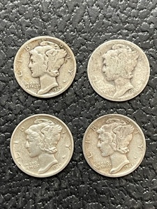 Mercury Silver Dimes