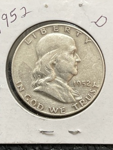 1952-D Franklin Half Dollar