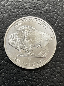 1 Ounce .999 Fine Silver Round