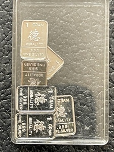 10 Grams .999 Fine Silver - 1 Gram Bars