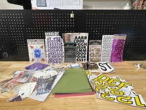 Stickers, Lettering, Numbers