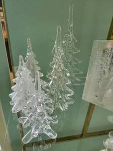 lot 57 image: Glass Evergreen Grove of Trees