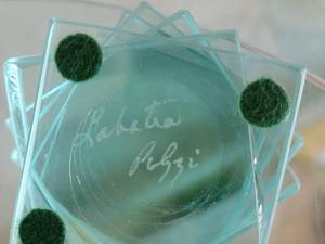 lot 102 image: SIGNED Italian Art Glass Display Stand