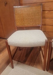 lot 54 image: Stunning Mid-Century Modern Accent Chair Pair