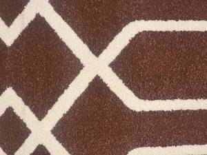 lot 124A image: Contemporary Art Deco Pattern Runner - Mocha - A