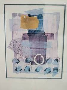 lot 25A image: Enthralling Fine Art Abstract Impressionist Print - 1 of 3