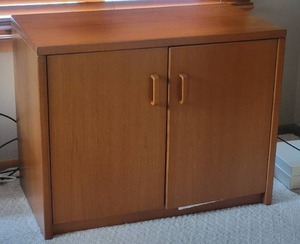 lot 44 image: Elegant Danish Modern Office Cabinet