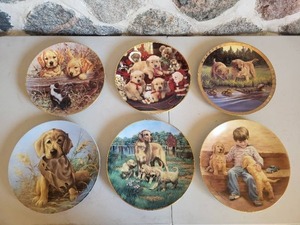 lot 11 image: 6 Piece Mixed Lot Of collectors Plate