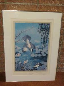 lot 128 image: Leslie C Kouba Water Is Life Print - 1973