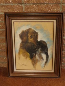 lot 129 image: Saundra Samuel 1979 Framed Art