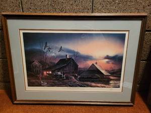 lot 43 image: Terry Redlin Prepared for the Season Print - 1986